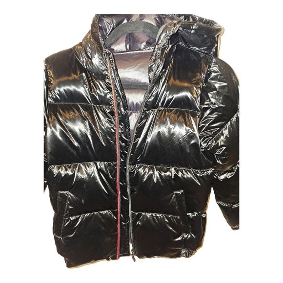 SOLD!! MONCLER Girl's Black Puffer Jacket - Size 5 - Picture 3 of 12